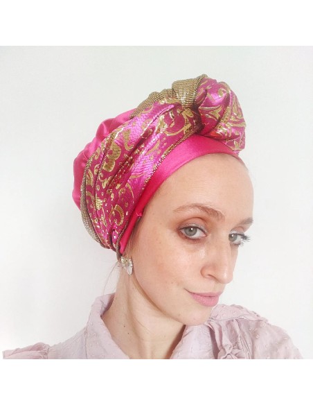 Mydesty Perfect Gold & Pink Jacquard