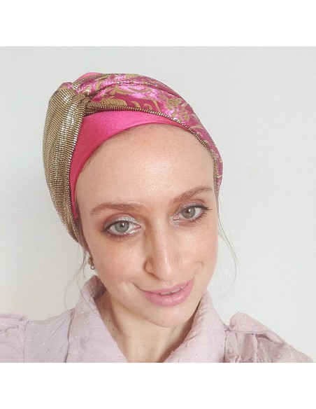 Mydesty Perfect Gold & Pink Jacquard