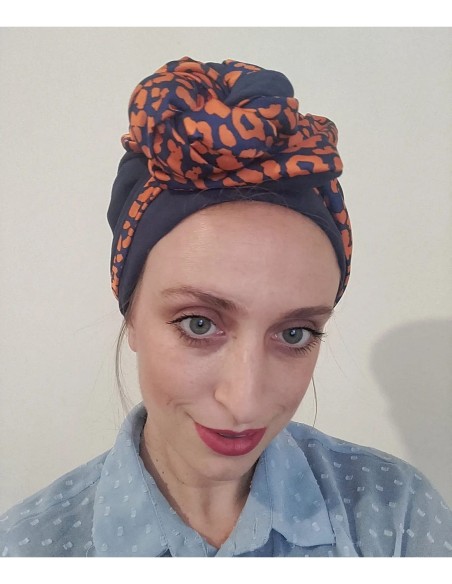 Mydesty Perfect Leopard Blue & Orange